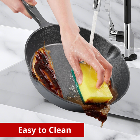 Premium Cast Iron Skillet Set (3-Pieces)