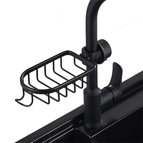 Black faucet storage